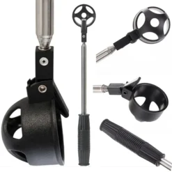 MASTERS 2 METRE TELESCOPIC EXTENDING GOLF BALL RETRIEVER