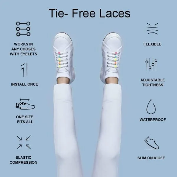 HICKIES 2.0 KIDS TIE-FREE LACES X10 / BLACK - Image 6