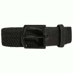 ADIDAS BRAIDED STRETCH GOLF BELT – BLACK