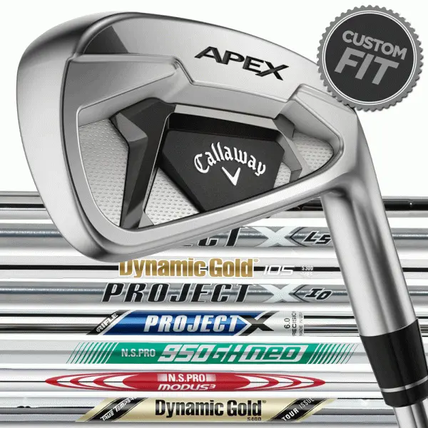 CALLAWAY APEX 21 IRONS / STEEL SHAFTS – CUSTOM FIT