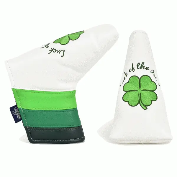 PRG ORIGINAL PREMIUM BLADED GOLF PUTTER HEADCOVER / LTD EDITION / LUCKY IRISH