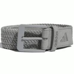 ADIDAS 2023 BRAIDED STRETCH GOLF BELT – GREY THREE