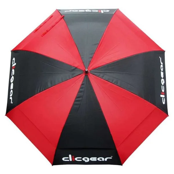 CLICGEAR 68β³ VENTED TOUR GOLF UMBRELLA β BLACK / RED
