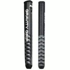 GRAVITY GRIP GOLF PUTTER GRIP – BLACK / GREY