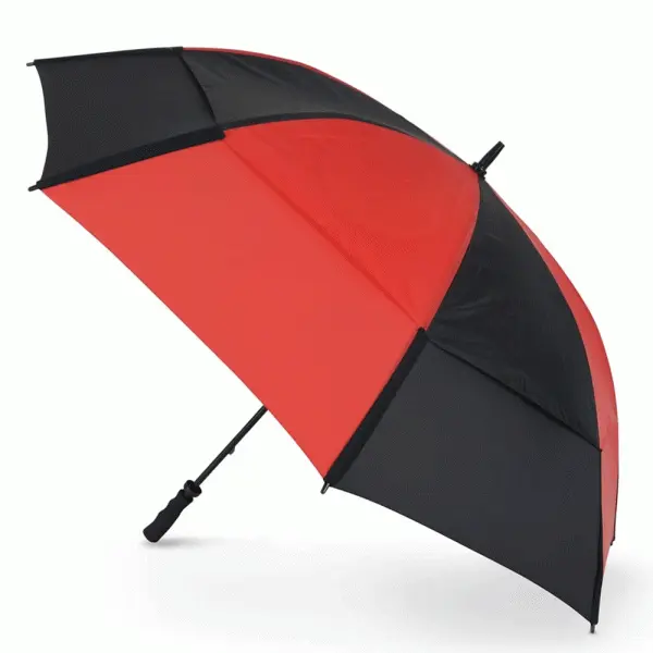GUSTBUSTER PRO SERIES GOLF UMBRELLA β BLACK / RED