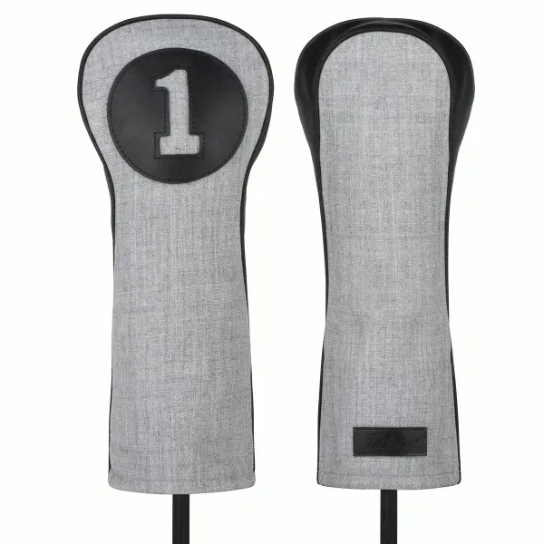 TITLEIST HEATHER & LEATHER GOLF HEADCOVERS - Image 2