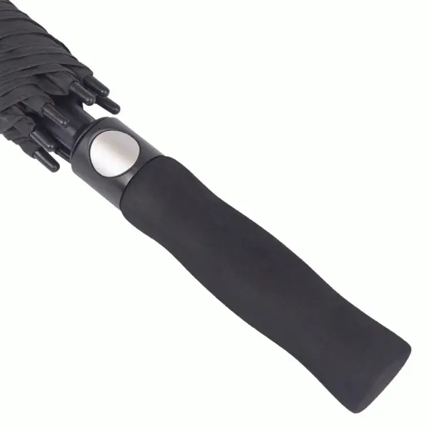 ISLAND GREEN VENTED GOLF UMBRELLA β BLACK / BLUE - Image 3