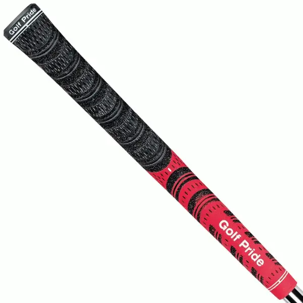 GOLF PRIDE MULTI COMPOUND MIDSIZE GOLF GRIP β RED / BLACK