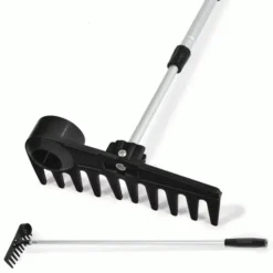 MASTERS EXTENDING GOLF BUNKER RAKE / BALL RETRIEVER