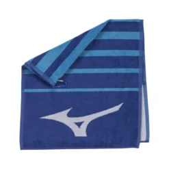 MIZUNO RB TOUR GOLF TOWEL – BLUE / WHITE