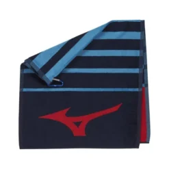 MIZUNO RB TOUR GOLF TOWEL – NAVY / RED