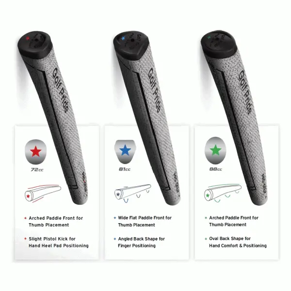 GOLF PRIDE PRO ONLY CORD PUTTER GRIP / RED STAR 72CC - Image 2