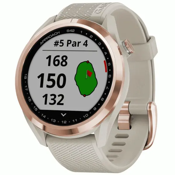 GARMIN APPROACH S42 GOLF GPS WATCH β ROSE GOLD