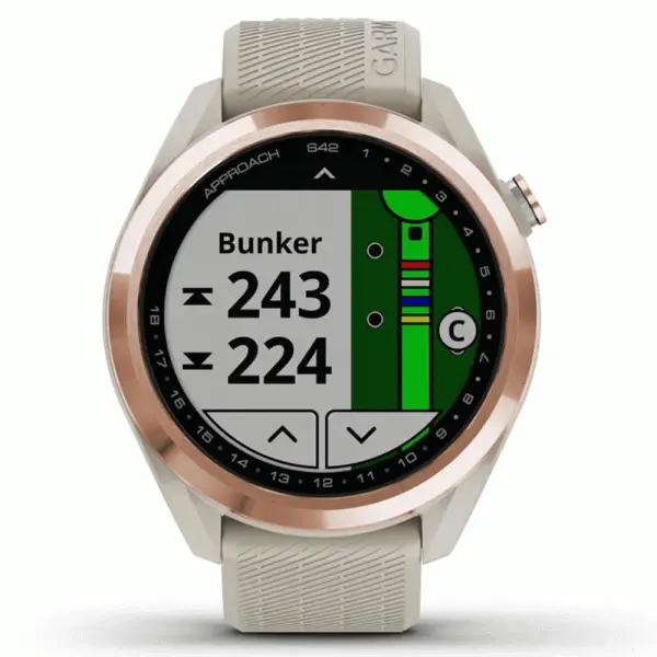 GARMIN APPROACH S42 GOLF GPS WATCH β ROSE GOLD - Image 2