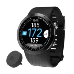 SHOT SCOPE X5 GOLF WATCH / GAME TRACKER β PRESTEGE BLACK β PREORDER EARLY APRIL