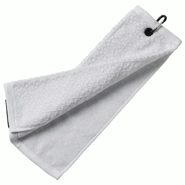 TITLEIST TRIFOLD GOLF TOWEL β WHITE