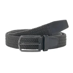 LYLE & SCOTT WOVEN GOLF BELT β ROCK GREY
