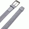 UNDER ARMOUR BRAIDED STRETCH GOLF BELT – STEEL