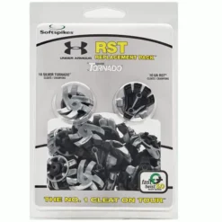 UNDER ARMOUR SOFT SPIKES SILVER TORNADO & UA RST SOFT SPIKE SET / SET OF 18